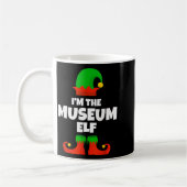 I'm The Museum Elf Family Pajama Christmas Funny Kaffeetasse (Links)