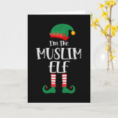 Im The Muslim Elf Matching Christmas Karte (Gelbe Blume)