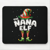 I'm The Nana Elf Family Matching Group Christmas Mousepad (Vorne)