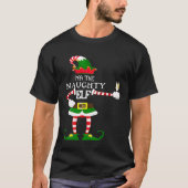 Im the NAUGHTY Elf Matching Family Shirt Liebe (Vorderseite)