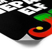 I'm The Nepali Elf Family Pajama Christmas Funny N Poster (Ecke)