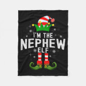 I'm The Nephew Elf Christmas Family Pjs Costume Fleecedecke (Vorderseite)
