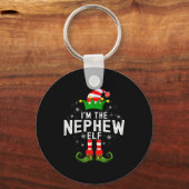 I'm The Nephew Elf Christmas Family Pjs Costume  Schlüsselanhänger (Vorderseite)