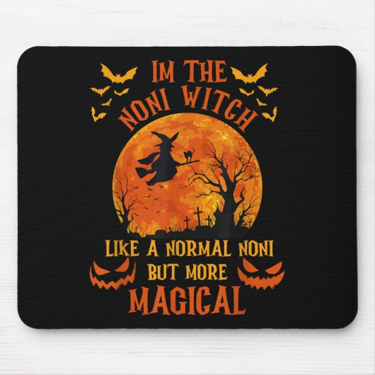 I'm The Noni Witch Like A Normal Grandma Halloween Mousepad (Vorne)