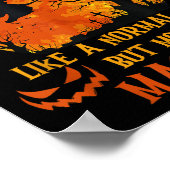 I'm The Noni Witch Like A Normal Grandma Halloween Poster (Ecke)