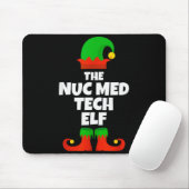 I'm The Nuc Med Tech Elf Family Pajama Christmas F Mousepad (Mit Mouse)