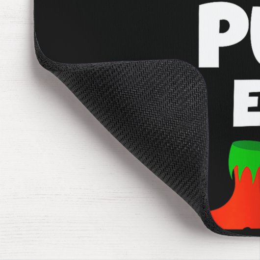 I'm The Pug Elf Family Pajama Christmas Funny Dog Mousepad (Ecke)