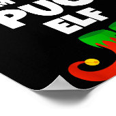 I'm The Pug Elf Family Pajama Christmas Funny Dog  Poster (Ecke)