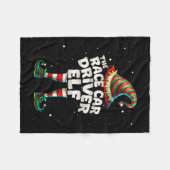 I'm The Race Car Driver Elf Family Matching Group Fleecedecke (Vorderseite (Horizontal))