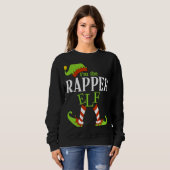 I'm The RAPPER Elf Family Group Matching PJ Christ Sweatshirt (Vorne ganz)