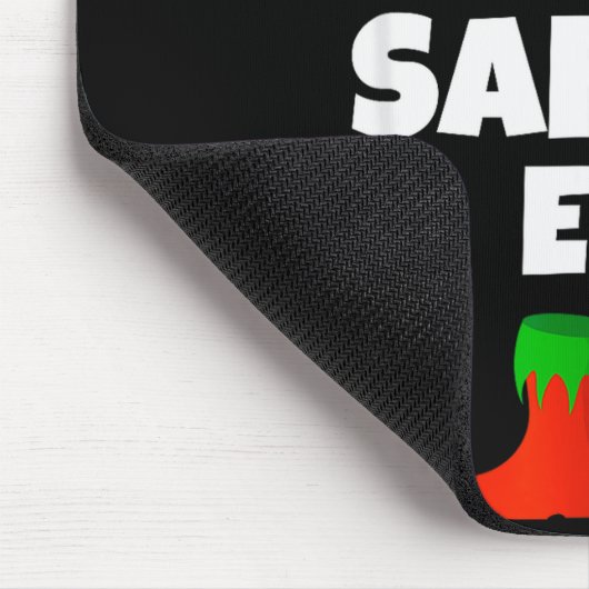 I'm The Safety Elf Family Pajama Christmas Funny Mousepad (Ecke)