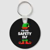 I'm The Safety Elf Family Pajama Christmas Funny  Schlüsselanhänger (Vorderseite)
