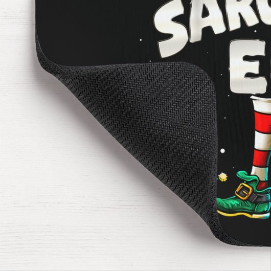 I'm The Sarcastic Elf Family Matching Group Christ Mousepad (Ecke)