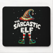 I'm The Sarcastic Elf Family Matching Group Christ Mousepad (Vorne)
