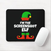 I'm The Screenshot Elf Family Pajama Christmas Fun Mousepad (Mit Mouse)