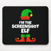 I'm The Screenshot Elf Family Pajama Christmas Fun Mousepad (Vorne)