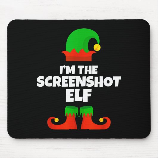 I'm The Screenshot Elf Family Pajama Christmas Fun Mousepad (Vorne)