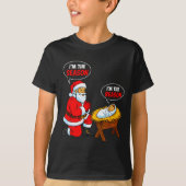 I'm The Season Santa I'm The Reason Jesus Funny Ch T-Shirt (Vorderseite)