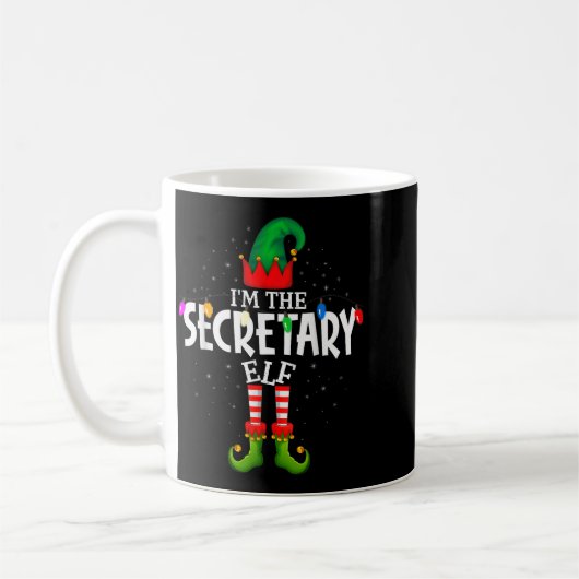 I'm The Secretary Matching Christmas Family Kaffeetasse (Links)