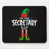 I'm The Secretary Matching Christmas Family Mousepad (Vorne)