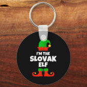 I'm The Slovak Elf Family Pajama Christmas Funny S Schlüsselanhänger (Vorderseite)
