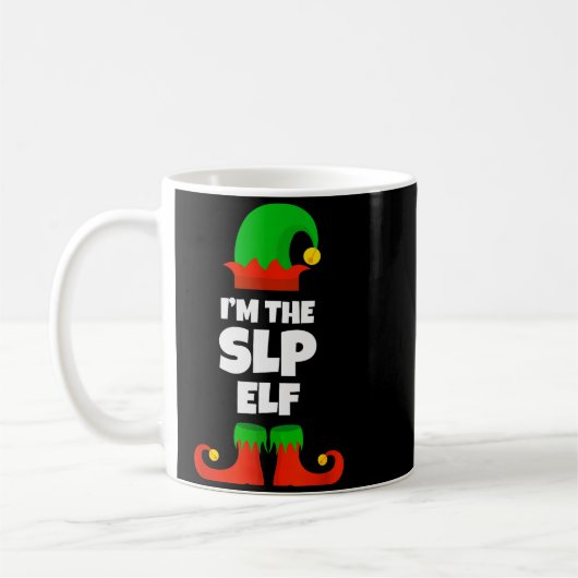 I'm The Slp Elf Family Pajama Christmas Speech Lan Kaffeetasse (Links)