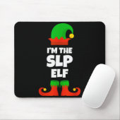 I'm The Slp Elf Family Pajama Christmas Speech Lan Mousepad (Mit Mouse)