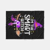 I'm The Smart Witch Halloween Matching Group Costu Fleecedecke (Vorderseite (Horizontal))