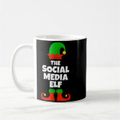 I'm The Social Media Elf Family Pajama Christmas F Kaffeetasse (Links)