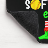 I'm The Softball Elf Christmas Family Matching Paj Mousepad (Ecke)