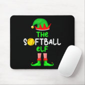 I'm The Softball Elf Christmas Family Matching Paj Mousepad (Mit Mouse)