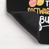 Im The Software Engineer Bunny Developer Easter  Mousepad (Ecke)