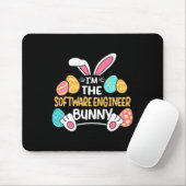 Im The Software Engineer Bunny Developer Easter  Mousepad (Mit Mouse)