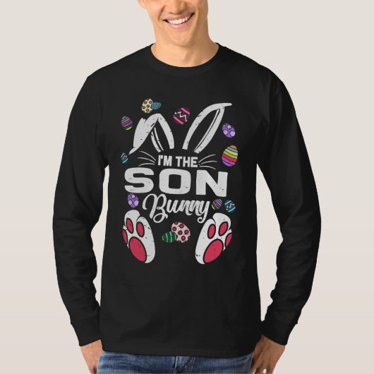 I'm The Son Cute Bunny Matching Family Easter Day T-Shirt (Vorderseite)