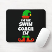 I'm The Swim Coach Elf Family Pajama Christmas Fun Mousepad (Mit Mouse)