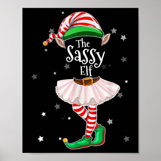 Im The Sy Elf Matching Christmas For Teen Girls Ki Poster (Vorne)
