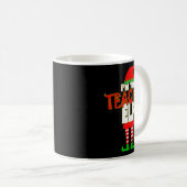 I'm The Teacher Elf Christmas Matching Elves Famil Kaffeetasse (VorderseiteRechts)