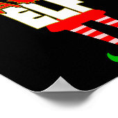 I'm The Teacher Elf Christmas Matching Elves Famil Poster (Ecke)