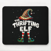 I'm The Thrifting Elf Family Matching Group Christ Mousepad (Vorne)