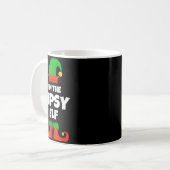 I'm The Tipsy Elf Family Pajama Christmas Funny Kaffeetasse (Vorderseite Links)