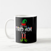 I'm The Tired Mom Matching Christmas Family Kaffeetasse (Links)