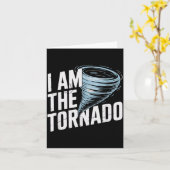 I'm The Tornado Funny Meteorologist Weather Men Ki Karte (Gelbe Blume)