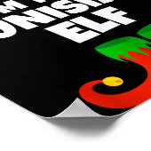 I'm The Tunisian Elf Family Pajama Christmas Funny Poster (Ecke)