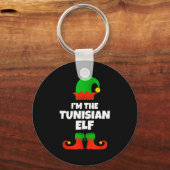 I'm The Tunisian Elf Family Pajama Christmas Funny Schlüsselanhänger (Vorderseite)
