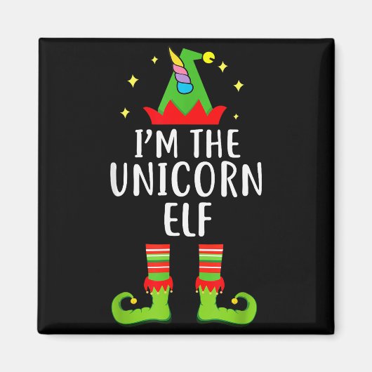 I'm The Unicorn Elf Matching Family Group Christma Magnet (Vorne)