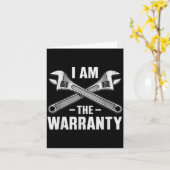 I'm The Warranty Auto Mechanic Karte (Gelbe Blume)