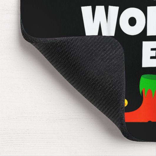 I'm The Wombat Elf Family Pajama Christmas Funny Mousepad (Ecke)