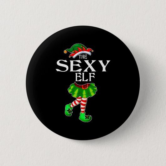 I'm The Y Elf Christmas Matching Family Group Funn Button (Vorderseite)