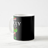 I'm The Y Elf Christmas Matching Family Group Funn Kaffeetasse (Vorderseite Links)