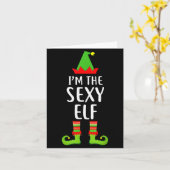 I'm The Y Elf Matching Family Group Christmas T Sh Karte (Gelbe Blume)